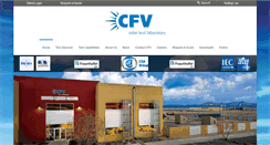Desktop Screenshot of cfvsolar.com